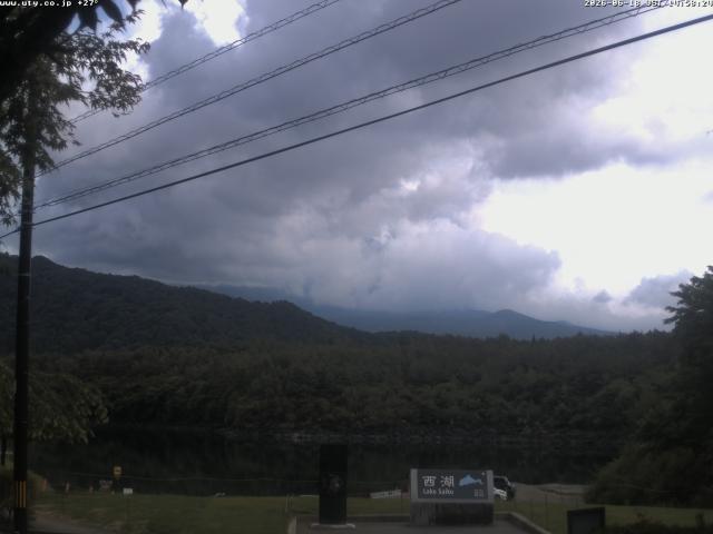 西湖からの富士山