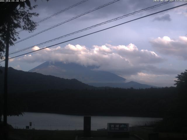 西湖からの富士山
