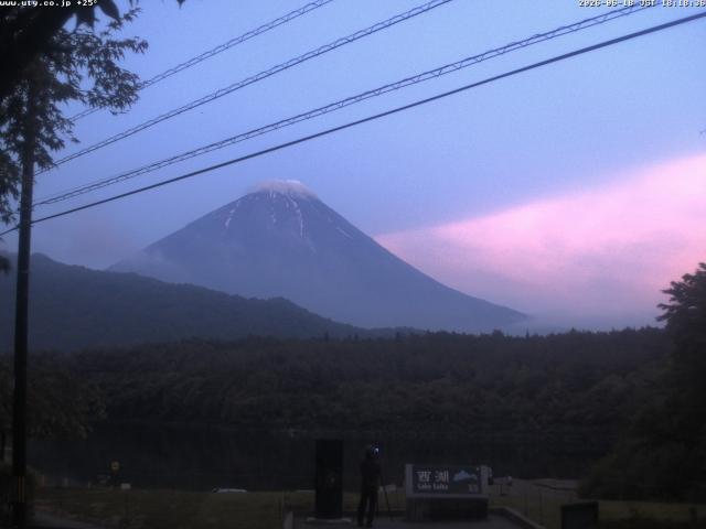 西湖からの富士山