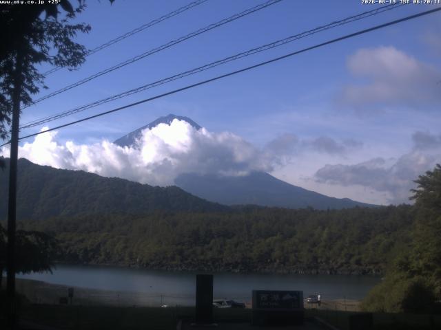 西湖からの富士山