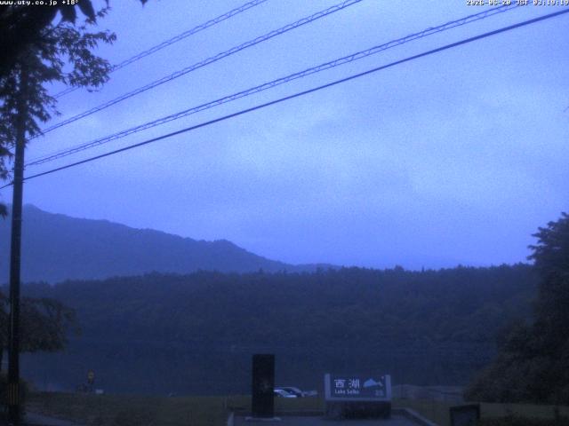 西湖からの富士山