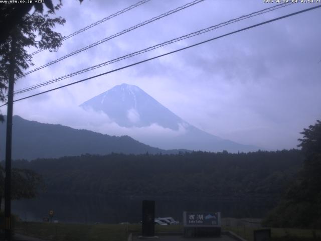 西湖からの富士山