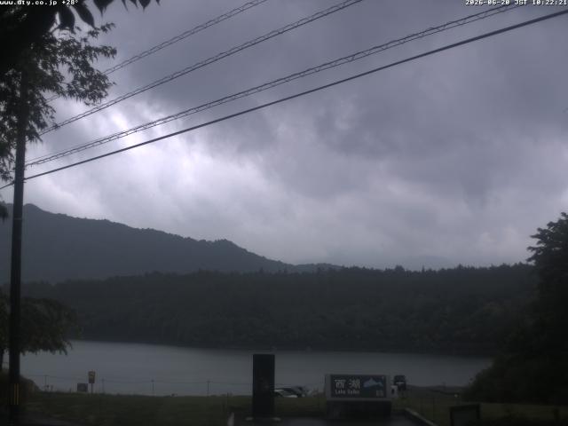 西湖からの富士山