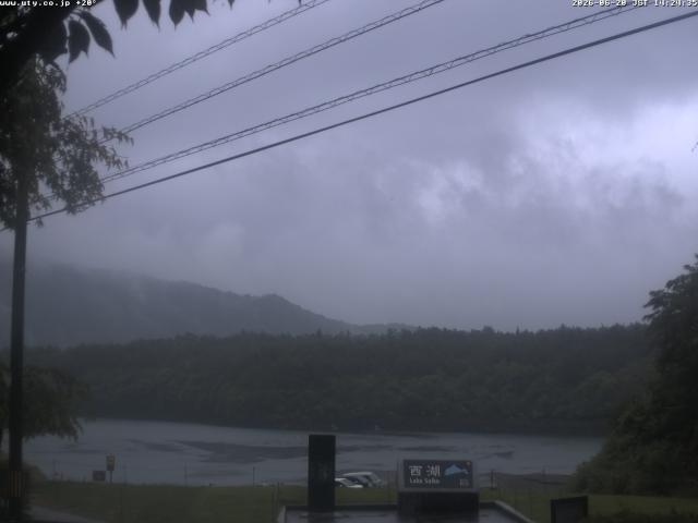 西湖からの富士山