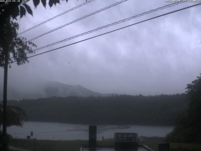 西湖からの富士山
