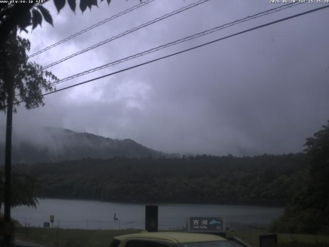 西湖からの富士山