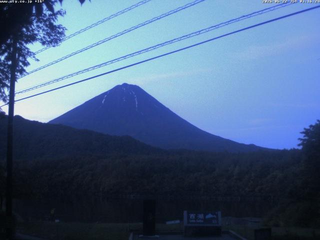 西湖からの富士山