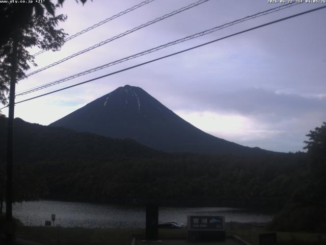 西湖からの富士山