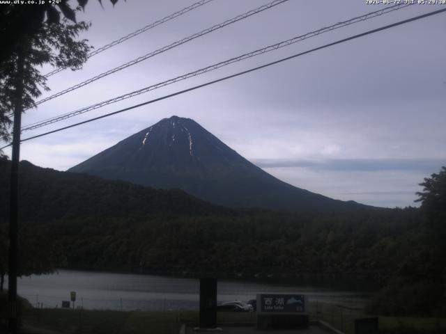 西湖からの富士山