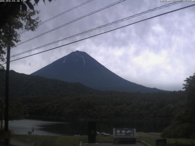 西湖からの富士山