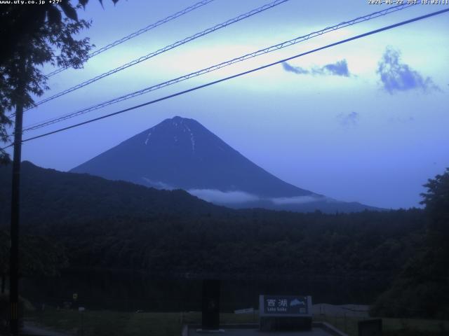 西湖からの富士山
