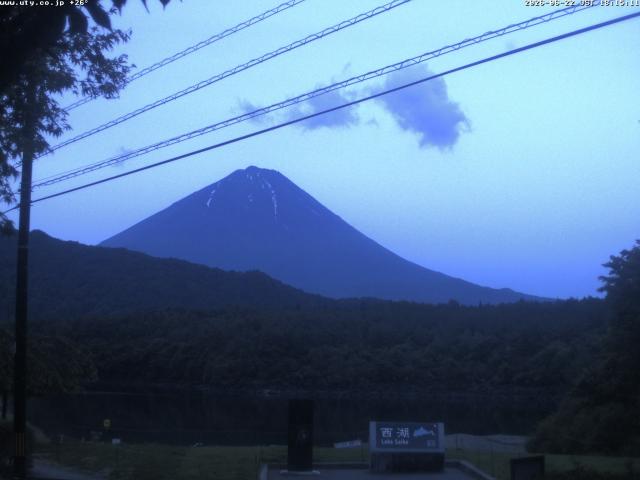 西湖からの富士山