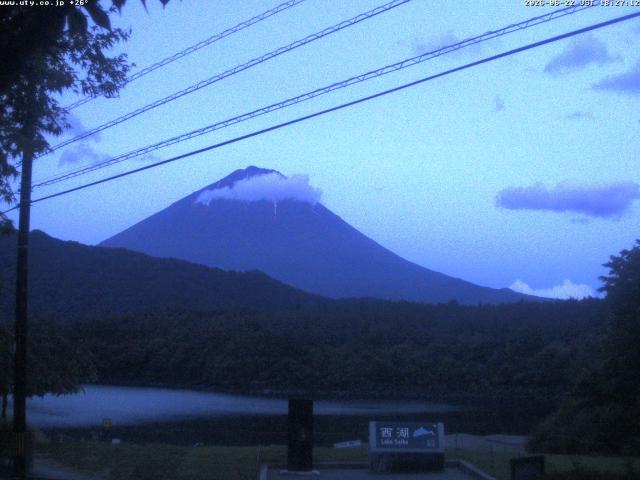 西湖からの富士山
