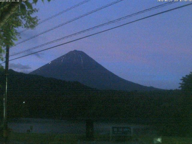 西湖からの富士山