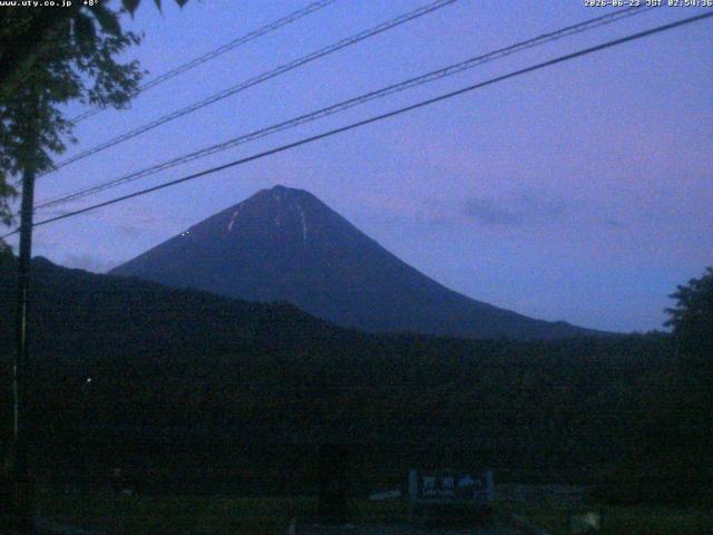 西湖からの富士山