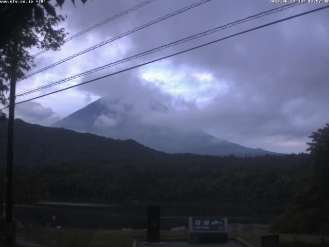 西湖からの富士山