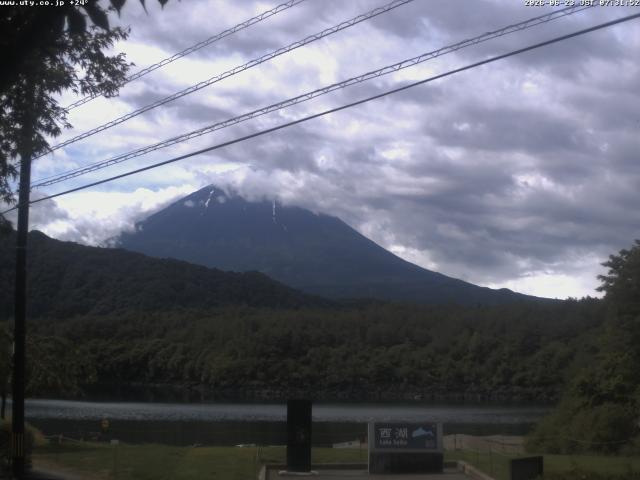 西湖からの富士山