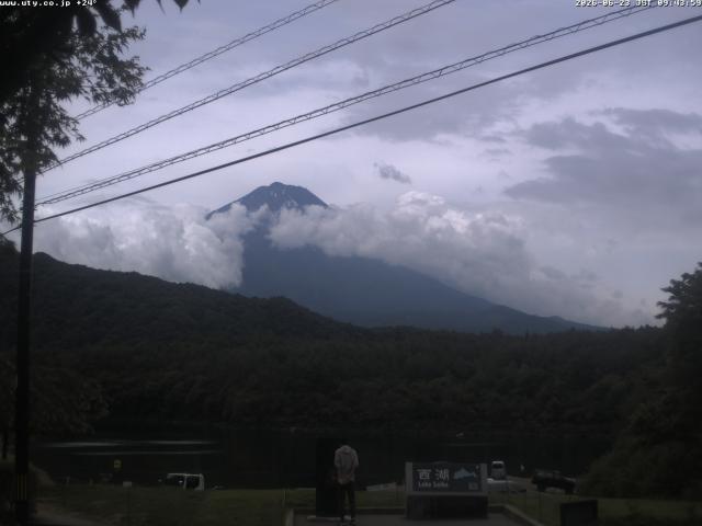 西湖からの富士山