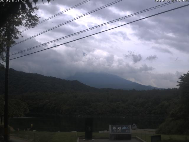 西湖からの富士山