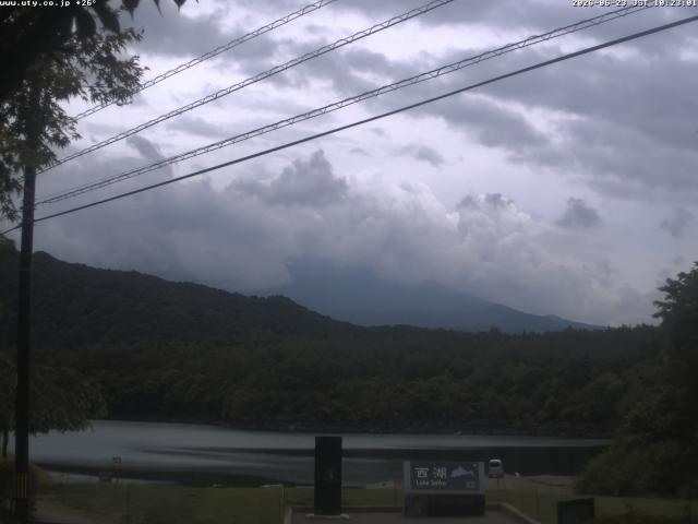 西湖からの富士山