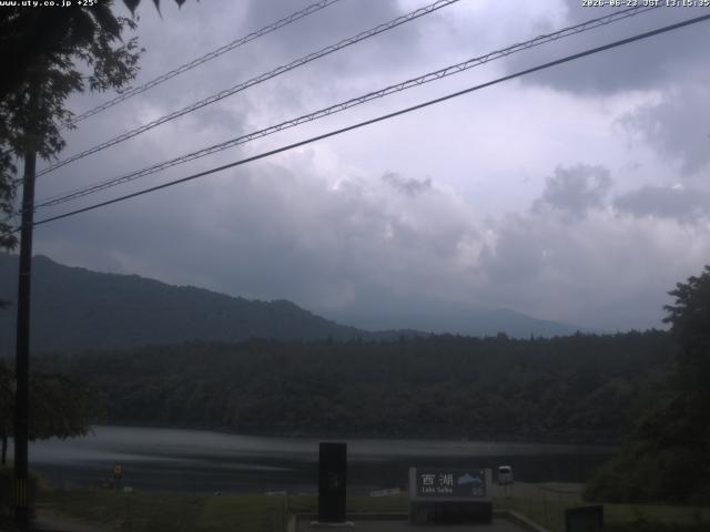 西湖からの富士山