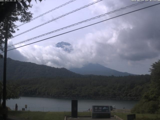 西湖からの富士山