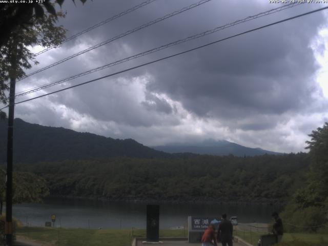西湖からの富士山