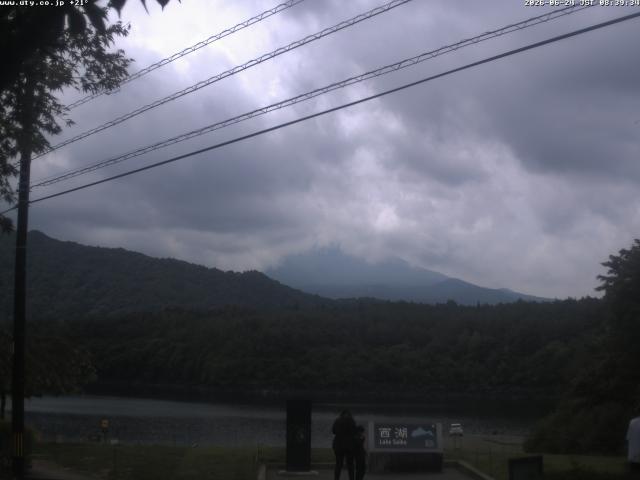 西湖からの富士山
