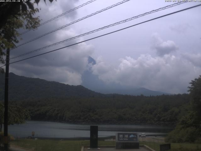西湖からの富士山