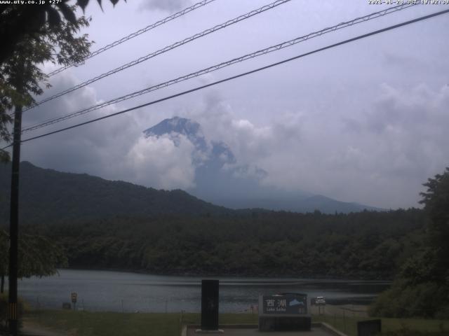 西湖からの富士山