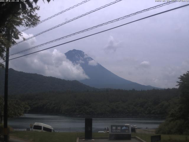 西湖からの富士山