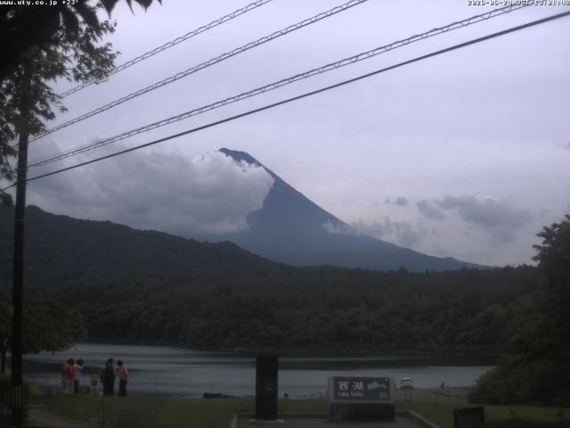 西湖からの富士山