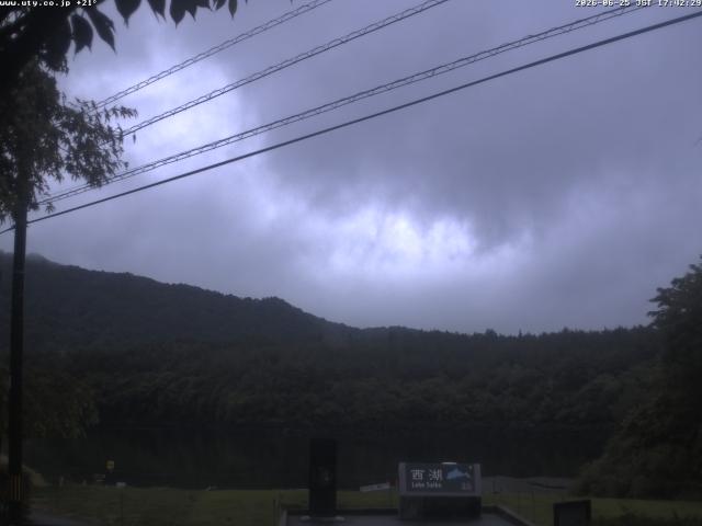 西湖からの富士山