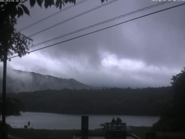西湖からの富士山