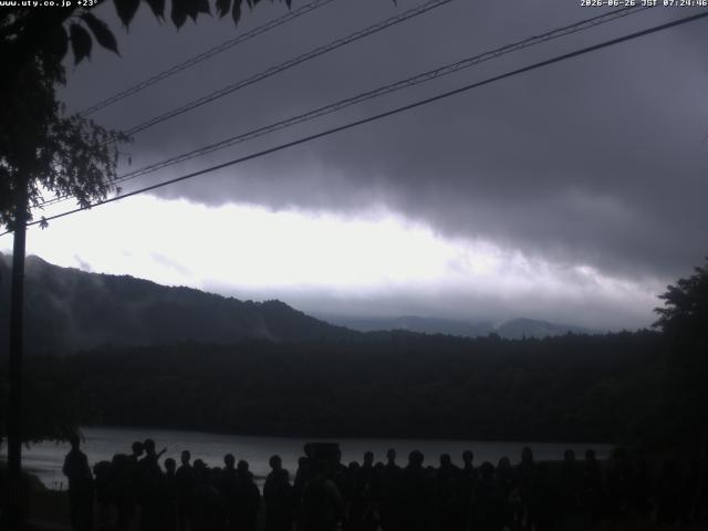 西湖からの富士山