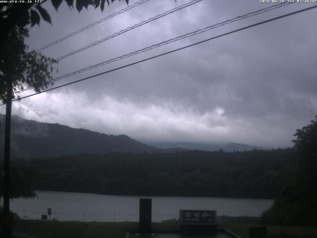 西湖からの富士山