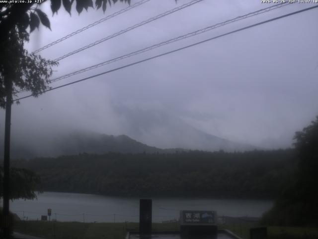 西湖からの富士山