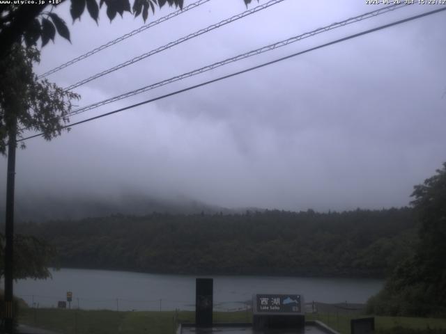 西湖からの富士山