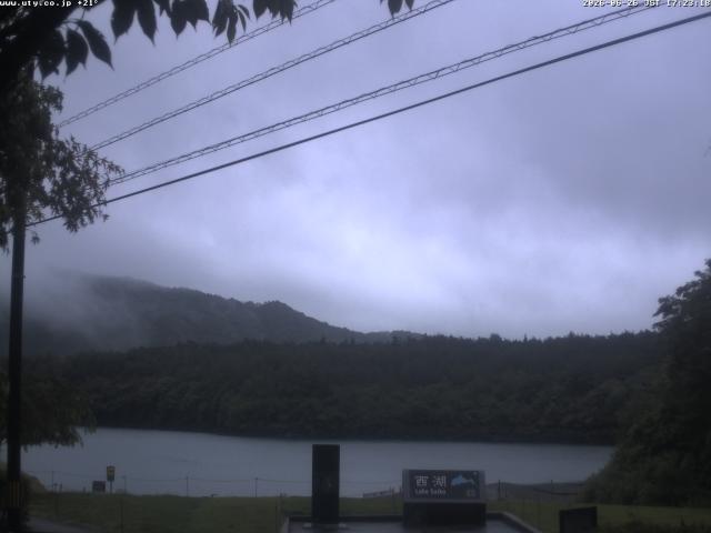 西湖からの富士山