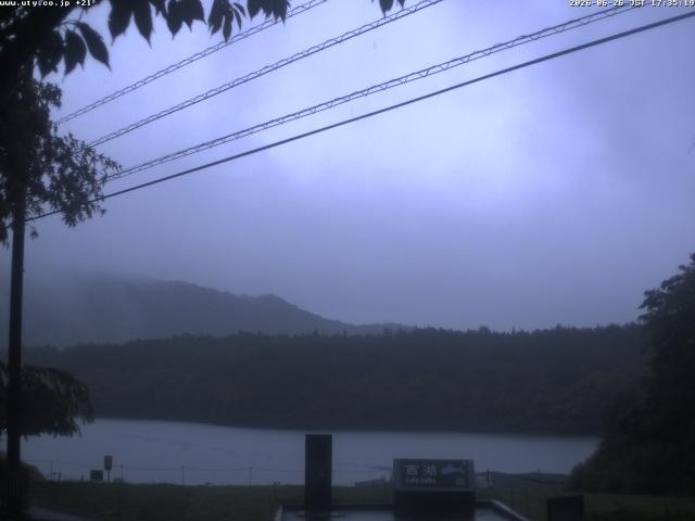 西湖からの富士山