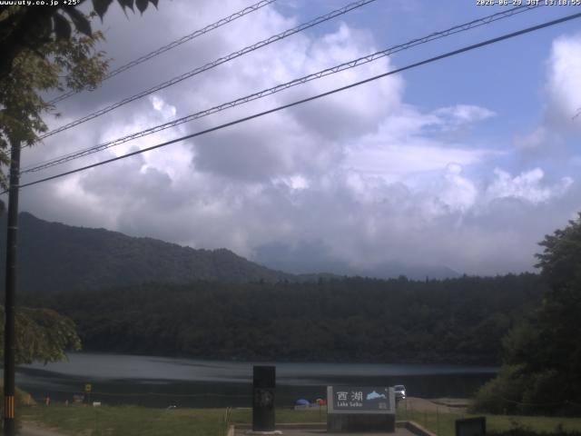 西湖からの富士山