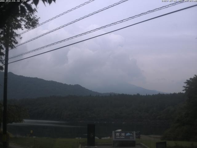西湖からの富士山