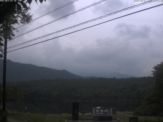 西湖からの富士山