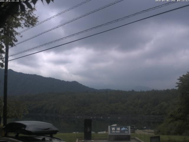 西湖からの富士山