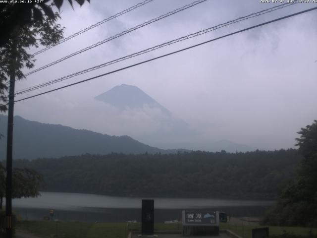 西湖からの富士山