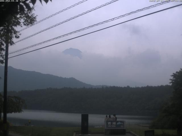 西湖からの富士山