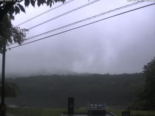 西湖からの富士山