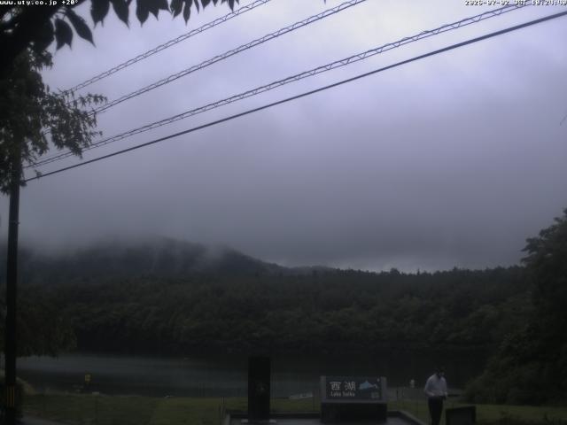 西湖からの富士山