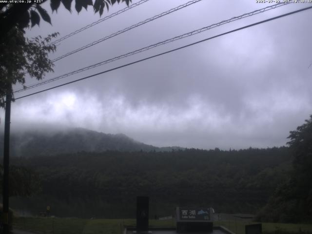 西湖からの富士山