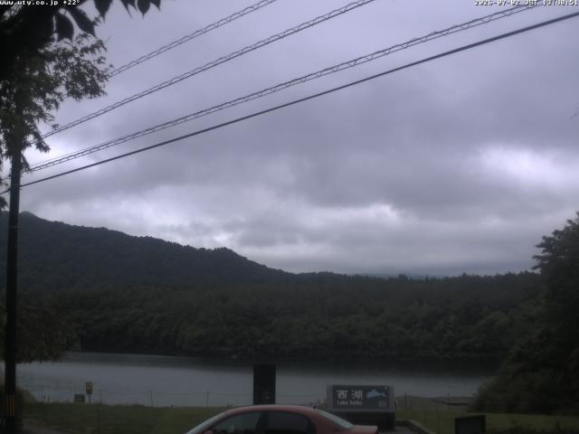 西湖からの富士山